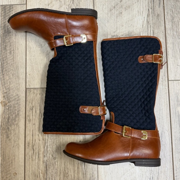 Tommy Hilfiger Andrea Equestrian Boots Quilted Women’s Size 5 - Picture 6 of 9